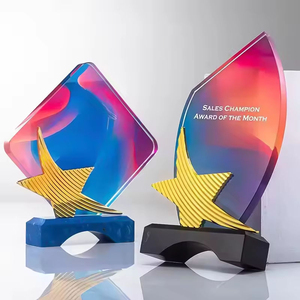 Fabricant de trophées, vente en gros, trophées de sublimation, derniers modèles de trophées créatifs en métal, trophées personnalisés en cristal - Product Image 3