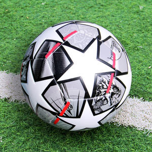 Ballon de football durable en gros, Coupe d'Europe et Copa America, entraînement, PVC, cousu à la machine, taille 5 - Product Image 2