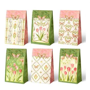 Sacs en papier personnalisés en gros avec logo, impression artistique, recyclables, impression flexographique, pour l'épicerie et les cadeaux - Product Image 1