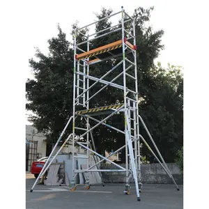 Aluminium Hochleistungsgerüst mobiler demontierbarer Turm professionelles Metallgerüst für den Bau