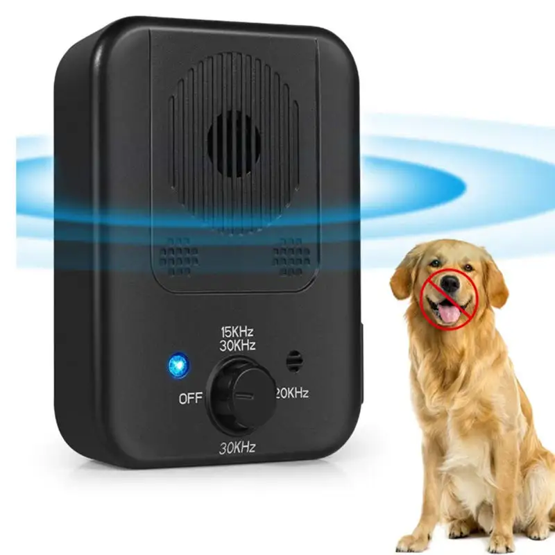 Dispositivos de Control de ladridos de sonido ultrasónicos de Venta caliente, Collar antiladridos para perros al aire libre