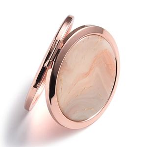 High Quality Custom Logo Epoxy Sticker Mini Makeup Purse Ceramic Compact <b>Mirrors</b> - Product Image 6