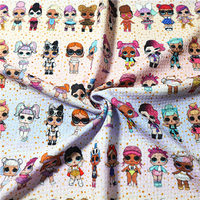 Tissu extensible en dobby tricoté à impression numérique 95% polyester, vente chaude, impression personnalisée, pour bandeau et costume