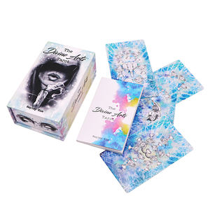 カスタム印刷Oracleゴールドフォイルデッキ高品質ゴールデンエッジサイドゴールデンペーパータロットカード<span class=keywords><strong>78</strong></span>デッキ磁気ボックス付き - Product Image 3