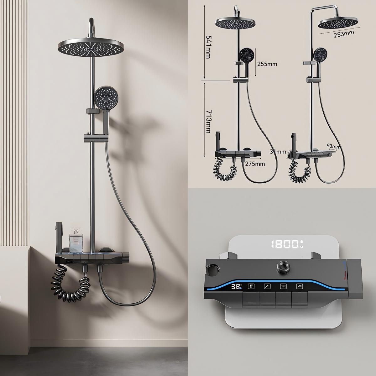 Pistola aluminio gris 4160