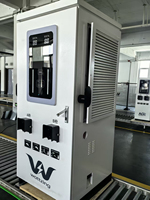 Wattzing*60-480KW Nuovo Caricatore Rapido DC per Veicoli Elettrici CCS2 380V 480kW a Doppia Porta |   Stazione di Ricarica per Veicoli Elettrici Commerciale a Pavimento Certificata CE