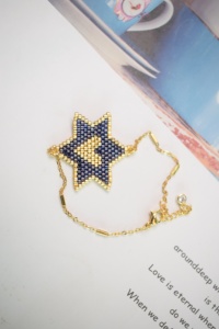Bracelet Cœur Hexagonal Fait Main en Perles de Riz Miyuki Personnalisé, Vente en Gros, Fabrication Directe Usine - Product Image 3