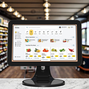 Terminale POS OEM da 15,6 Pollici con Schermo Singolo, <span class=keywords><strong>Computer</strong></span> All-in-One, Terminale POS Capacitivo Windows, Terminale POS Pieghevole - Product Image 2