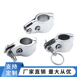 ตัวล็อคผ้าบังแดดแบบเปิดและเลื่อน อุปกรณ์ฮาร์ดแวร์ทางทะเลสำหรับยอร์ช ตัวล็อคแบบหนีบสำหรับท่อ - Product Image 4