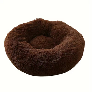 Bestseller Großes mittelgroßes Haustier Nest Netz Winter bett für lange Haare Hunde und Katzen Rotes Stoff bett Großhandel Hersteller - Product Image 1