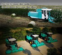Machine à ensiler le maïs autopropulsée à transmission par engrenages, haute efficacité, productivité de 2 à 8 ha/h