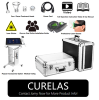 Appareil de thérapie laser pour tissus profonds 60W 810nm 980nm 1064nm, équipement de physiothérapie pour le soulagement des douleurs dorsales, cervicales et articulaires (humain et vétérinaire)