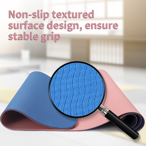 Tapete Deportivo Antideslizante de TPE Ecológico de un Solo Color o de Dos Colores Zhensheng, Tapete de Gimnasio, Tapete de Yoga, Tapete de Ejercicio - Product Image 6