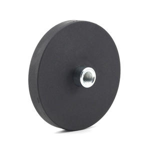 Fabriek Groothandel Sterke N35 Magneet Anti-Kras Rubber Chuck Gecoat Binnenste Draad Magneet Geleiding Ronde Magneten Groothandel - Product Image 4