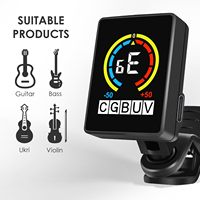 Clip de haute qualité sur accordeur de guitare accordeur numérique universel Portable pour guitare chromatique basse ukulélé violon