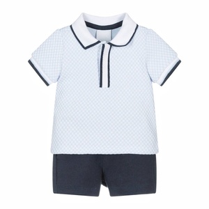 Abbigliamento estivo casual per neonati maschi da <span class=keywords><strong>1</strong></span> a 3 anni, maglietta a maniche corte, abbigliamento sportivo, pantaloncini per bambini, set due pezzi, completi estivi per bambini. - Product Image 5