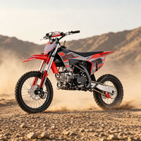 Nouvelle Moto Tout-Terrain Électrique TURRUT à Cadre en Acier, Monocylindre 140CC, 4 Temps, Refroidissement par Huile, Longue Portée