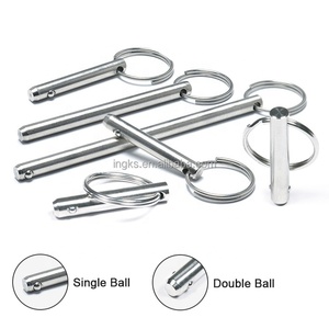 Штифты стальные M5 M8 M10 M12 M16 с D-образным кольцом, пружинные, самоблокирующиеся, с шариковым замком, быстросъемные - Product Image 4