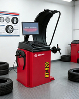 Balanceador de Neumáticos LCD con Posicionamiento Láser, Elevador de Ruedas para Máquina de Balanceo de Neumáticos de 10'' a 28'', Certificado CE para Taller