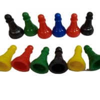Ensemble de pièces de jeu de société en plastique, accessoires de jeu de société chinois, composant de pièce de jeu en plastique