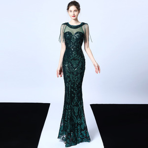 16671 #    Nouvelle Robe de Soirée Longue Élégante Sirène Haut de Gamme pour Femme, Idéale pour les Banquets et les Cérémonies - Product Image 1