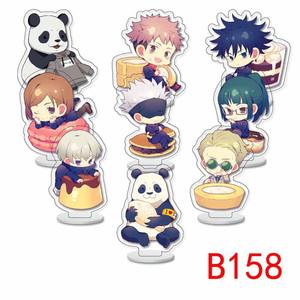 Manga mixte 9 pièces/ensemble Anime Acrylic Standee Satoru Gojo Uchiha 6cm Cartoon <span class=keywords><strong>Sasuke</strong></span> Cadre <span class=keywords><strong>photo</strong></span> acrylique avec support pour table - Product Image 4