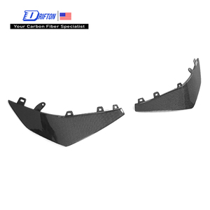 Alerones Delanteros de Fibra de Carbono Estilo Z07 para Chevrolet Corvette C8 Z06 Z07 y E-Ray 2020-2026, Tejido 3K/6K/12K, Kit de Carrocería con Fijación por Tornillos - Product Image 1
