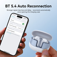 Écouteurs intra-auriculaires JOYROOM ANC ENC 5.4 TWS pour le sport, la musique, la course à pied, la conduite, le cyclisme, avec commande tactile