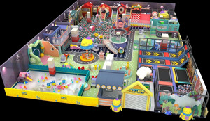 Offre Spéciale commercial interactif intérieur bébé aire de jeux équipement parc d'attractions installations pour enfants enfants PVC/GAVANIZED - Product Image 2