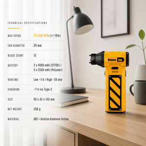 พัดลมมือถือไฟฟ้าขนาดเล็ก พัดลมพกพาในครัวเรือน พัดลม USB - Product Image 1