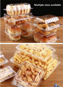 Wholesale 9" Custom Durable <b>Clear</b> PET Square Transparent Plastic Bakery & Bread Packaging <b>Container</b> with Lid - Product Image 4
