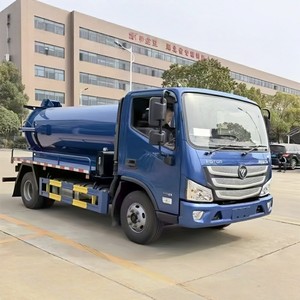 Camión de Succión de Aguas Residuales Foton de 5 CBM, Mini Camión de Vacío con Tanque de Succión Fecal - Product Image 1