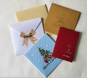 Tùy Chỉnh Thiết Kế In Ấn <span class=keywords><strong>2025</strong></span> Giáng Sinh Thẻ Với Ribbon Lễ Hội Nguồn Cung Cấp Có thể Ghi Lời Chào Giấy Cảm Ơn Gifting Thẻ - Product Image 1