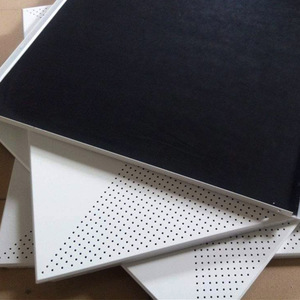 Âm thanh hấp thụ <span class=keywords><strong>Class</strong></span> một lửa đánh giá Acoustic hợp kim nhôm tấm trần cho Auditorium Cinema văn phòng căn hộ biệt thự trang trí nội thất - Product Image 6