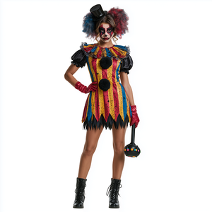 <span class=keywords><strong>Disfraz</strong></span> <span class=keywords><strong>de</strong></span> Payaso <span class=keywords><strong>de</strong></span> <span class=keywords><strong>Trapo</strong></span> Terrorífico <span class=keywords><strong>de</strong></span> Halloween para Mujer, Vestido Mini <span class=keywords><strong>de</strong></span> Terror con Puntos Rojos y Negros, Atuendo <span class=keywords><strong>de</strong></span> Cosplay para Carnaval y Casa Encantada - Product Image 3