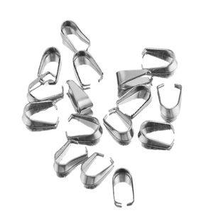 Connecteurs <span class=keywords><strong>de</strong></span> collier en acier inoxydable pour bijoux, fermoirs à boucle pour graines <span class=keywords><strong>de</strong></span> <span class=keywords><strong>melon</strong></span>, pendentifs à breloques, clips à pince pour accessoires <span class=keywords><strong>de</strong></span> bricolage - Product Image 5