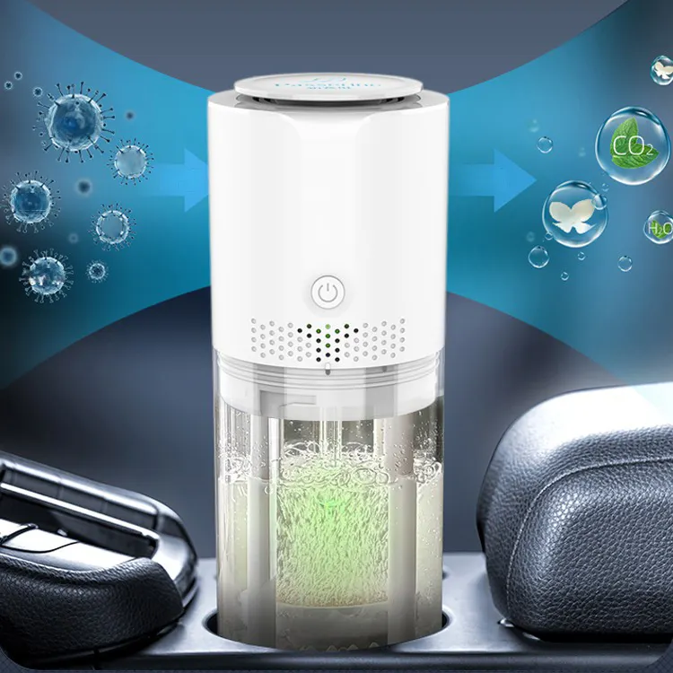 Mini purificador de coche Nueva generación Bactericida Dealdehyde Humidificador Purificador de aire para una vida saludable