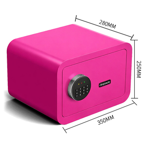 CEQSAFE Small Fingerprint Safe <b>Box</b> Electronic Digital Home Security Safe <b>Box</b> - Product Image 3
