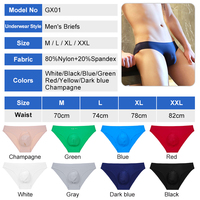 Caleçons Boxers Homme Personnalisables avec Logo, Style Gay Sexy, String Sexy, Sous-vêtements Homme Taille Moyenne, Boxers Sans Coutures pour Homme