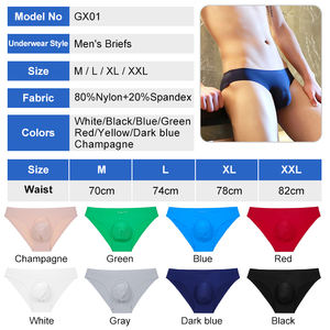 Celana Boxer Pria Model Seksi Gaya Gay dengan Logo <span class=keywords><strong>Custom</strong></span>, Celana Dalam Pria Seksi Model String, Celana Boxer Pria Seamless Mid-rise - Product Image 3