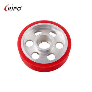 Rueda de Medición de Aluminio para Extrusora de PU (Poliuretano) con Núcleo de Acero de Grado Industrial, Diámetro Interior de 30 mm, Diámetro Exterior de 100 mm, 3 Ranuras, Profesional - Product Image 1