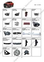 898193867 8-9819386-7 GRILLE GRIS pour ISUZU DMAX 2012 2013 2014 2015 GRILLE ISUZU D-MAX