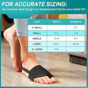 Vải mềm vớ cổ chân Miếng Đệm Gel bóng chân đệm ngón chân cái đệm cho metatarsalgia xương spurs đau chân giảm đau - Product Image 4