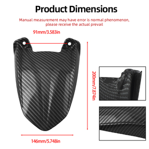 Guardabarros Trasero de Fibra de Carbono para Motocicleta Todoterreno, Modificación Compatible con X3 MX3 MX4 - Product Image 2