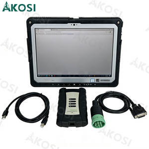 Interface de scanner EDL pour tracteur agricole John Deere EDL V3, kit d'outils de diagnostic pour véhicules lourds, service JD + tablette CF33 - Product Image 6