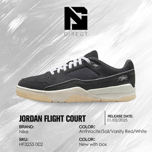 Zapatillas Jordan Flight Court 'Anthracite Sail' para Dropshipping, Calzado Casual de Moda, Lujosas para Uso Diario, Zapatillas Jordan - Product Image 6