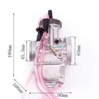 PWK36 yepyeni Motor Motor Carb YFZ350 LT250 motosiklet karbüratör alüminyum alaşım 36mm Honda Yamaha Suzuki Kawasaki için
