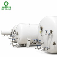 Réservoir de stockage de CO2 liquide cryogénique Bcryo pour aliments et boissons, cuve sous pression de dioxyde de carbone de qualité bière, conception ASME, 10m