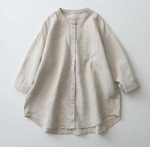 Camicia bianca con vendita diretta del produttore camicia bianca da donna a maniche lunghe a maniche lunghe abiti da donna plus size top - Product Image 3