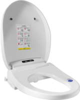 Vente flash Toilette portable intelligente avec fonction de lavage bidet et couvercle chauffant pour siège Nouveau produit Matériel plastique de haute qualité